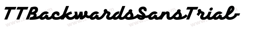 TTBackwardsSansTrial字体转换