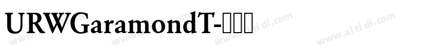 URWGaramondT字体转换