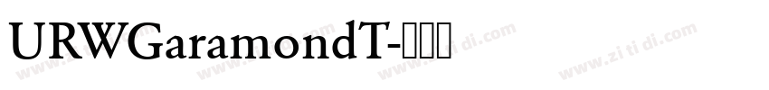 URWGaramondT字体转换