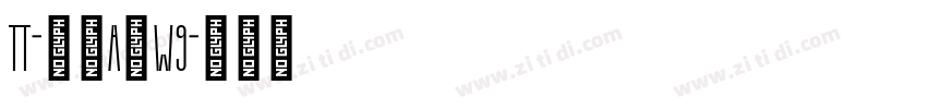 TT-ポルA体W9字体转换