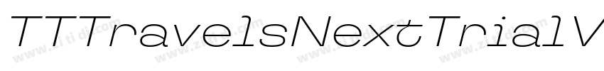 TTTravelsNextTrialVa字体转换