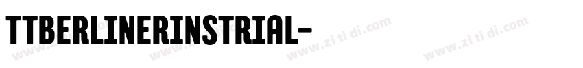 TTBerlinerinsTrial字体转换