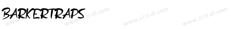 Barkertraps字体转换