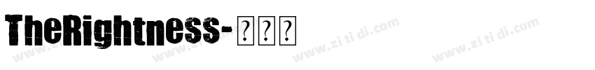 TheRightness字体转换