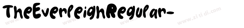 TheEverleighRegular字体转换