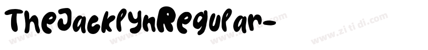 TheJacklynRegular字体转换
