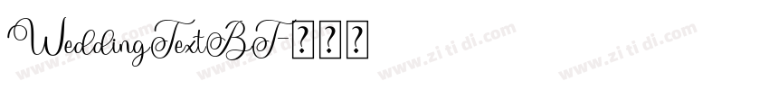 WeddingTextBT字体转换
