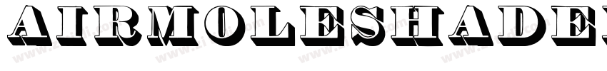 AirmoleShaded字体转换