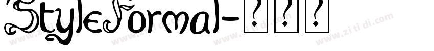 StyleFormal字体转换