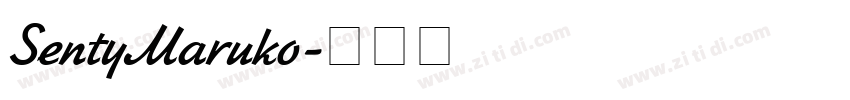 SentyMaruko字体转换