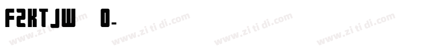 FZKTJW——改变—0字体转换