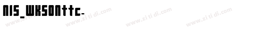 NIS_WKS0Nttc字体转换