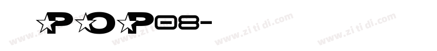 雅坊POP08字体转换