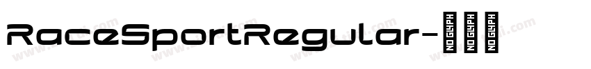 RaceSportRegular字体转换