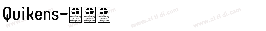 Quikens字体转换