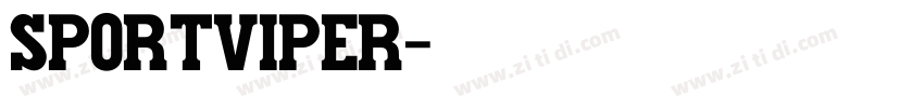 SPORTVIPER字体转换