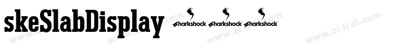 skeSlabDisplay字体转换