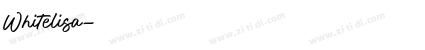 Whitelisa字体转换