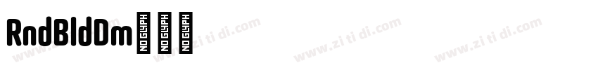 RoundBoldDemo字体转换