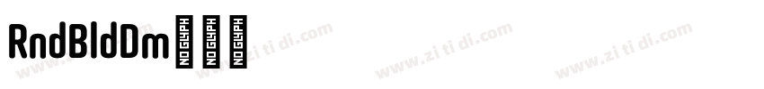 RoundBoldDemo字体转换