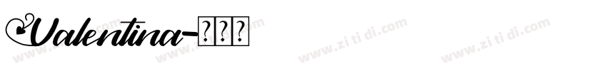 Valentina字体转换