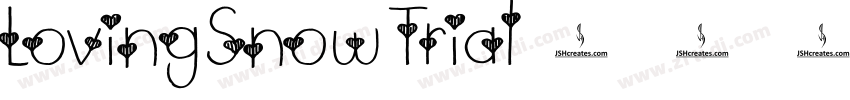 LovingSnowTrial字体转换