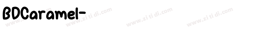 BDCaramel字体转换
