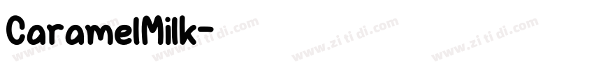 CaramelMilk字体转换