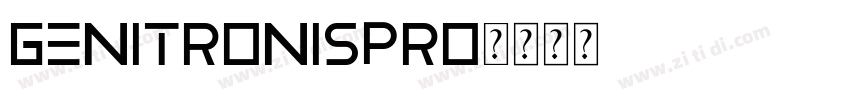 GenitronisPro字体转换