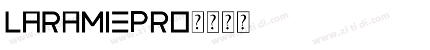 LaramiePro字体转换