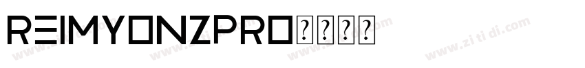 ReimYonzPro字体转换