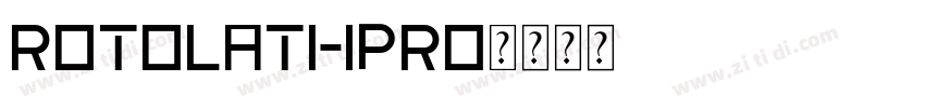 RotolaTHPro字体转换