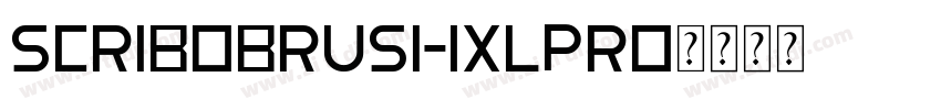 ScriboBrushXLPro字体转换