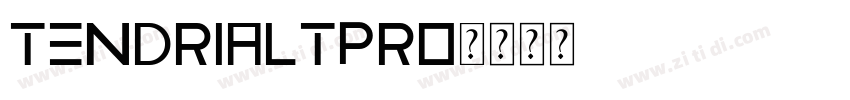 TendriaLTPro字体转换