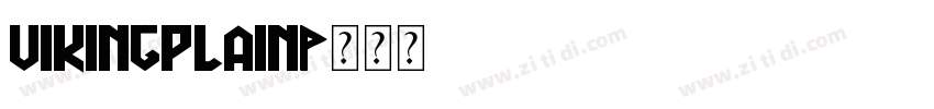 VikingPlain字体转换
