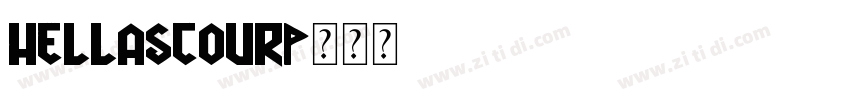 hellascour字体转换