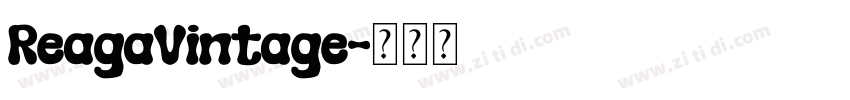 ReagaVintage字体转换