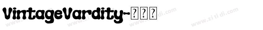 VintageVardity字体转换