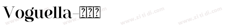 Voguella字体转换