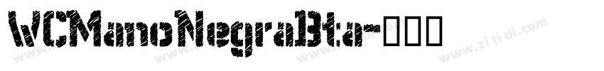 WCManoNegraBta字体转换