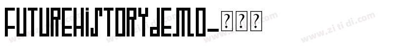 FutureHistoryDEMO字体转换