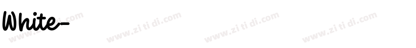 White字体转换
