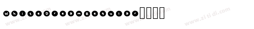 WhiteDreamRegular字体转换