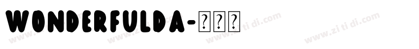 WonderfulDa字体转换