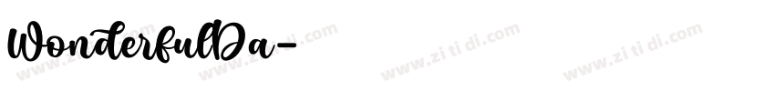 WonderfulDa字体转换