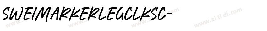 SweiMarkerLegclKsc字体转换