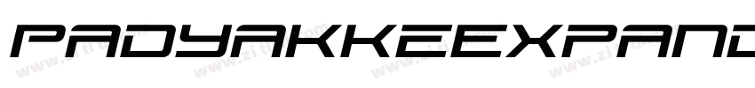 PadyakkeExpandedOne字体转换