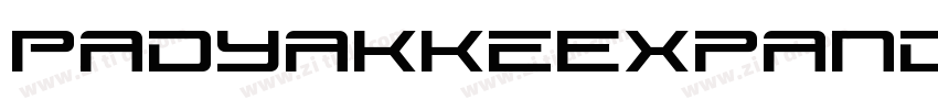 PadyakkeExpandedOne字体转换
