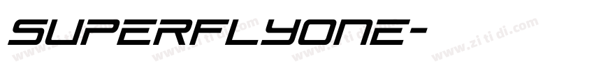 SuperFlyOne字体转换