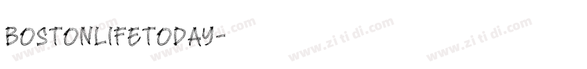 BostonLifeToday字体转换